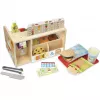 Melissa & Doug puidust lõika ja virna võileivalett delikatessilõikuriga – 56-osaline teesklusmängutoit – FSC-sertifikaadiga
