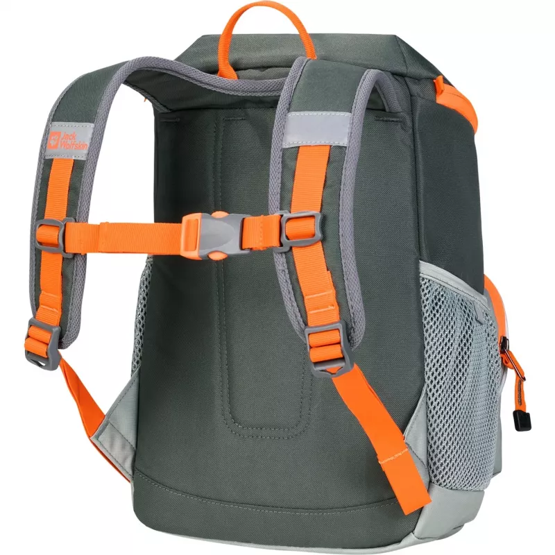 Jack Wolfskin Erlebnis Pack seljakott - roheline/oranž, 11 L