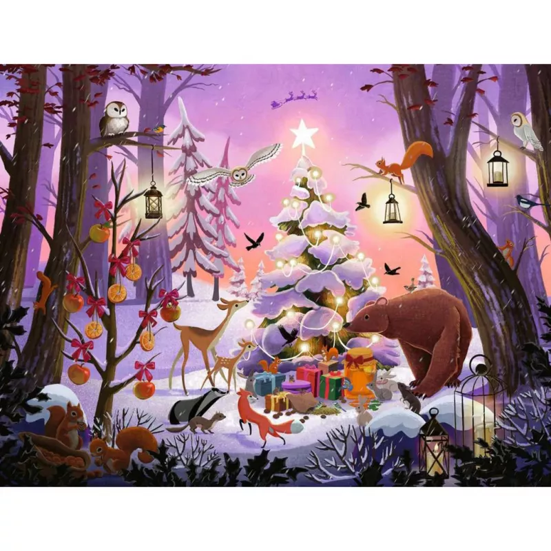Pusle Ravensburger Christmas in the Forest 2000 tükki, 2000-osaline jõulustseen