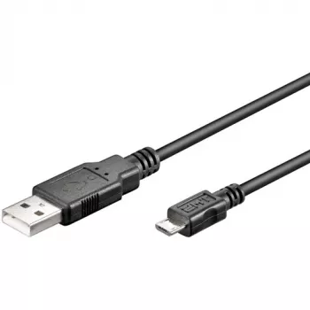LogiLink USB 2.0 ühenduskaabel, 1,8 m, must USB-A pistik - USB-B Micro pistik, vastab USB 2.0-le (CU0034)