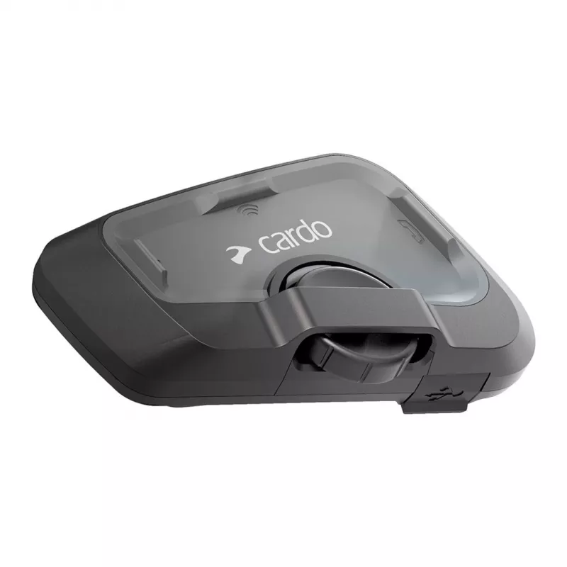 Mootorratta intercom Cardo FRC4X003 — 4 kanalit, ulatus 1200 m, kõneaeg 13 h, must