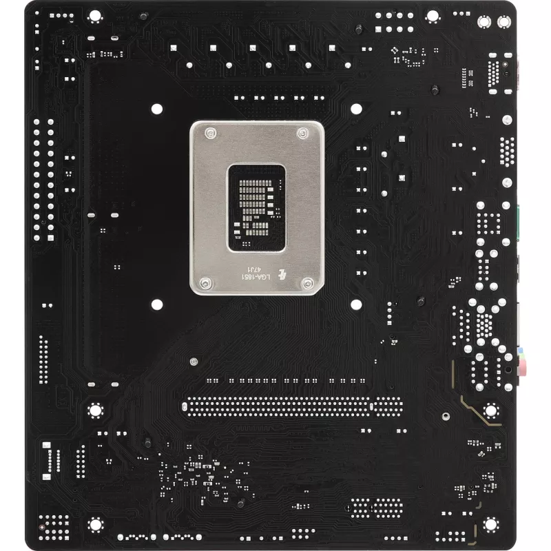 Emaplaat ASROCK H810M‑X micro ATX Intel H810 LGA 1851 DDR5 2× DIMM 128GB M.2 2.5GbE HDMI DisplayPort