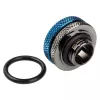 Bitspower Multi-Link adapter G1/4 inch isane 16 mm OD kõvatorule, sirge ühendus, läikiv must