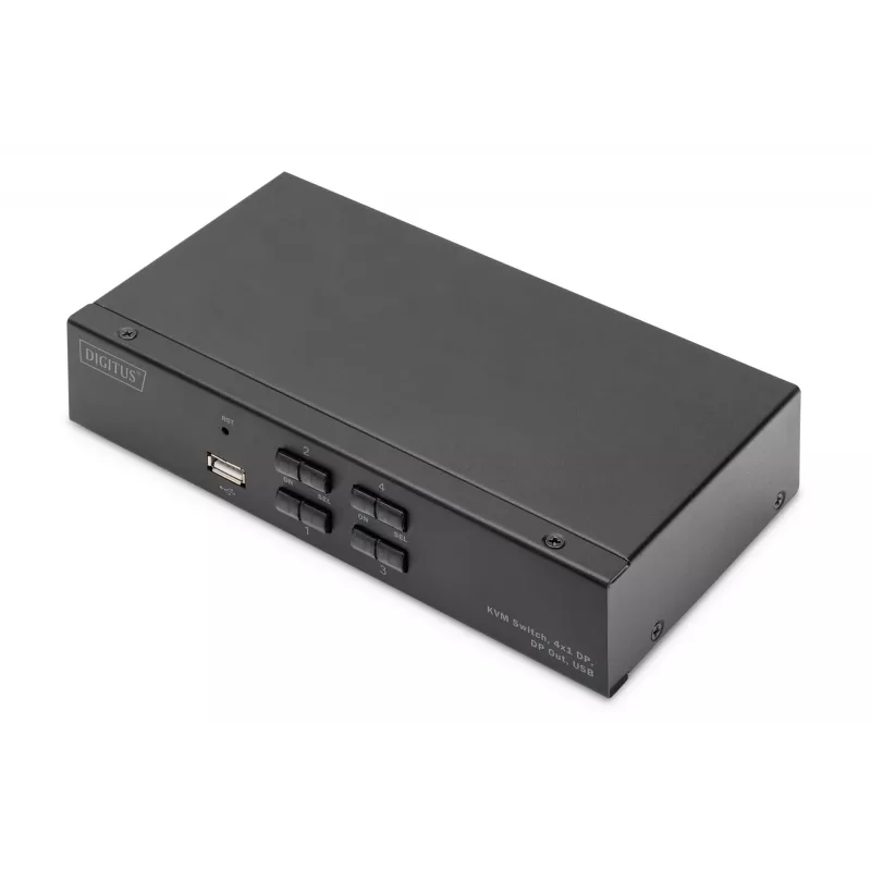 KVM-lüliti Digitus DS-12891 4x1 DP USB 4K Ultra HD