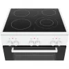 Bosch HKA090220 cooker Freestanding cooker Electric Ceramic hob Valge