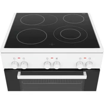 Bosch HKA090220 cooker Freestanding cooker Electric Ceramic hob Valge