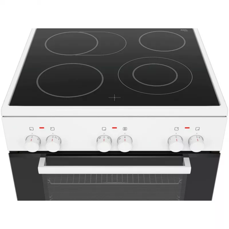 Bosch HKA090220 cooker Freestanding cooker Electric Ceramic hob Valge