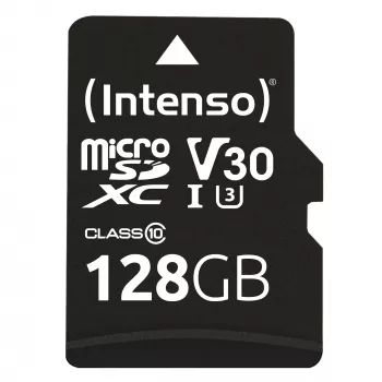 MÄLUKAART MICRO SDXC 128GB C10/W/ADAPTER 3433491 INTENSO