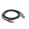 Lanberg CA-DPHD-20CU-0018-BK videokaabli adapter 1.8 m DisplayPort HDMI Type A (Standard) Must, Hõbedane