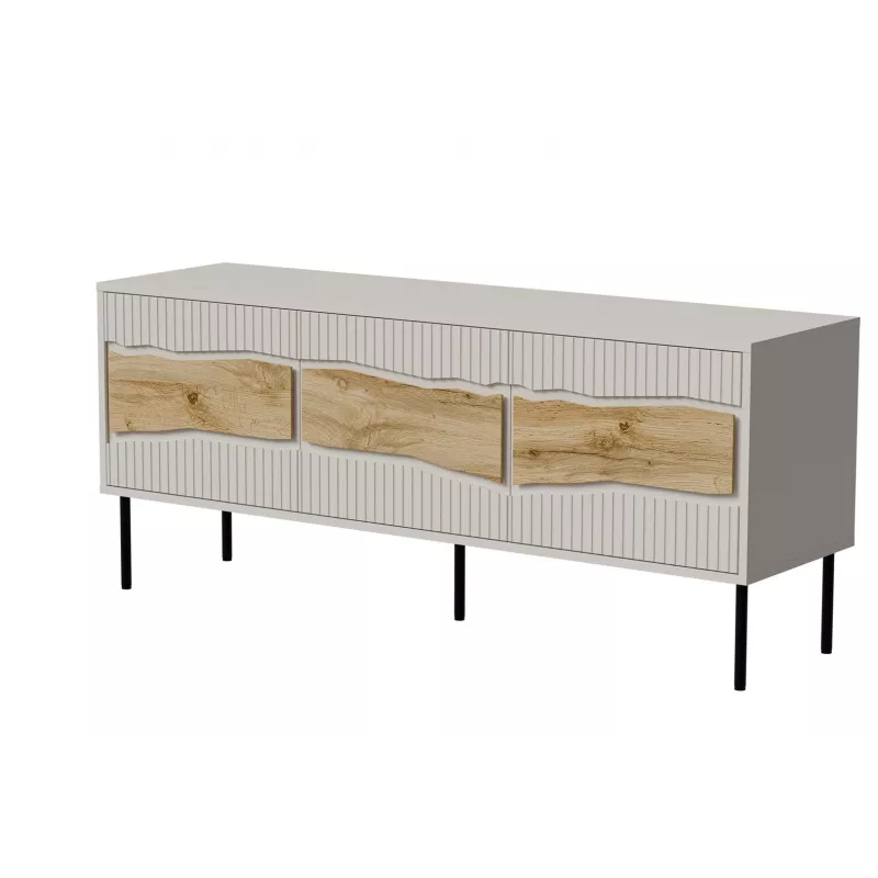 Cama INSERTO 3D TV-kapp 143.5x40x61.5 kašmiir + LED