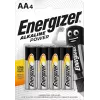 Alkaline AA ühekordne patarei Energizer Classic 1.5V LR6 — 4 tk, 50,5×14,5 mm, 23 g
