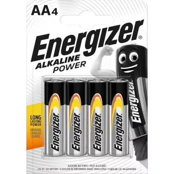 Alkaline AA ühekordne patarei Energizer Classic 1.5V LR6 — 4 tk, 50,5×14,5 mm, 23 g