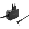 Toiteadapter QOLTEC 45W 19V kaasaskantavatele seadmetele — asendusadapter 45 W 19 V