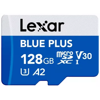 MicroSDXC mälukaart Lexar BLUE PLUS 128 GB UHS‑I U3 V30 170 MB/s