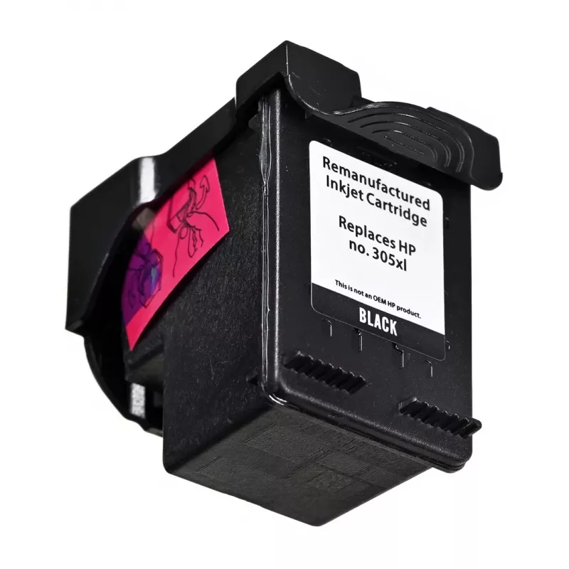 Tindipadrun Superbulk HP 305XL (3YM62AE) jaoks — must, 18 ml, ühildub HP DeskJet 2820e-ga