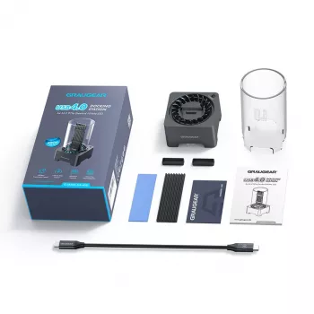 GrauGear G-M2DK-U4-40G M.2 NVMe SSD dokkimisjaam USB 3.2 Gen 2 USB-C, 40 Gbit/s, hall