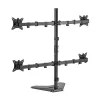 LCD-kinnitus SBOX LCD-F048-2 17–32-tollistele ekraanidele, toetab 4×9 kg, VESA 100×100