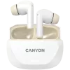 Kõrvaklapid CANYON HEXAGON 7 TWS ANC+ENC juhtmevaba laadimine valge beež