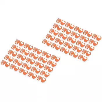 Värvikoodiklamber Digitus Color clips for patch-kaabel A-CC-O Oranž