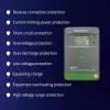 MPPT päikeselaadimiskontroller QOLTEC 53662 temperatuurianduriga