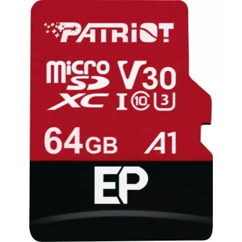 Patriot Memory PEF64GEP31MCX mälukaart 64 GB MicroSDXC Class 10