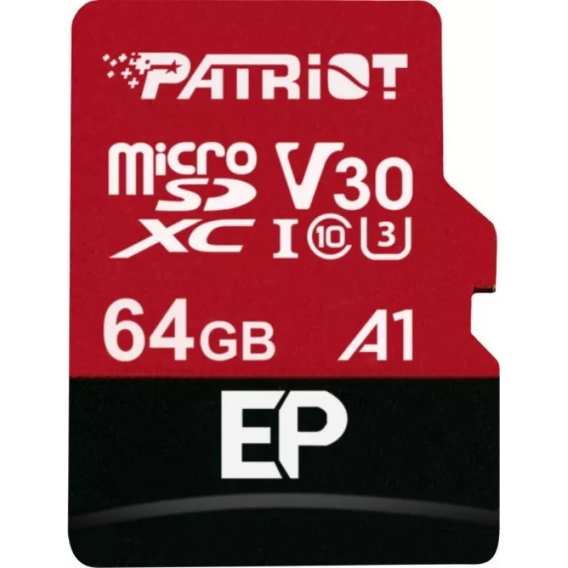 Patriot Memory PEF64GEP31MCX mälukaart 64 GB MicroSDXC Class 10