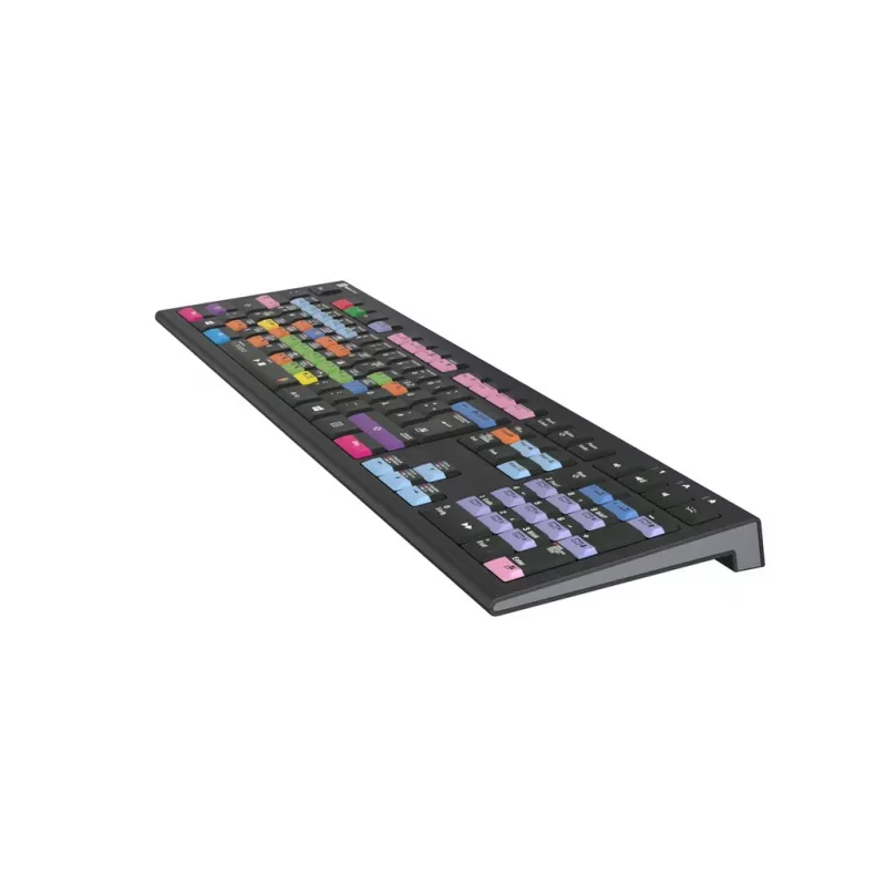 Klaviatuur Logickeyboard LKB-FLS-A2PC-DE Universal USB QWERTZ saksa must