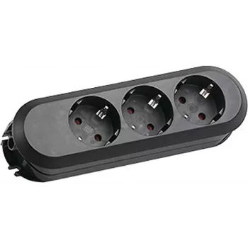 Toitepikendus Bachmann SMARTLINE 1.5 m 3 vahelduvvoolu pistikupesa siseruumides must