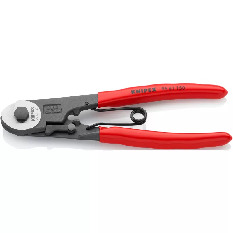 Knipex 95 61 150 kaablikrimpsuti must, punane, hõbedane