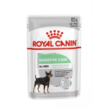 Märg koeratoit Royal Canin Digestive Care Meat & Vegetable kotikesed 12 x 85 g — täiskasvanud koerad, seedimise tugi