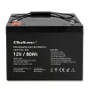 Qoltec Akumulator AGM | 12V | 80Ah | 23.5kg | Bezobsługowy | Mocny | LongLife | do UPS, kampera, łodzi, pieca