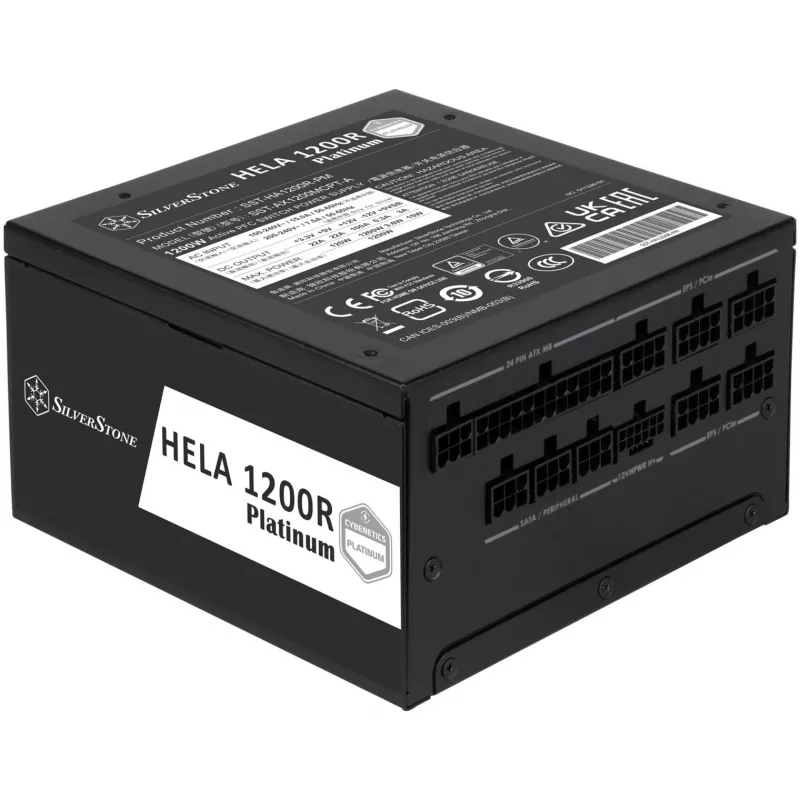 e HELA 1200R Platinum - toiteplokk - Cybenetics Platinum PCIe 5.0 täielikult modulaarne (SST-HA1200R-PM)