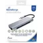 MEDIARANGE MRCS510 - USB 3.2 Gen 1 (3.1 Gen 1) USB-C - USB 3.2 Gen 1 (3.1 Gen 1) Type-A - USB 3.2 Gen 1 (3.1 Gen 1) USB-C - 3840 x 2160 pikslit - SD,SDHC,SDXC - 5000 Mbit/s - Hõbedane