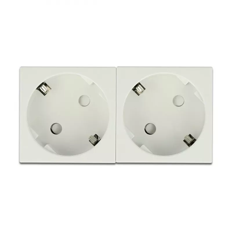 Pistikupesa CEE 7/3 DELOCK 81322 — 3P+N+PE, 250 V, 16 A, ABS, valge