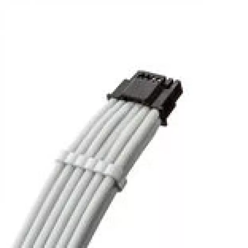 CableMod C-Series Pro ModMesh 16‑Pin kuni 4×8‑Pin varjestatud kaabel Corsair Type 3/4 PSUdele, 60 cm, valge
