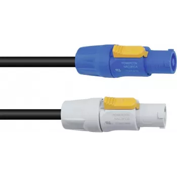 PowerCon-kaabel PSSO 3023503K 3x1,5 mm 1 m — toitepistikukaabel audio-/videoseadmetele