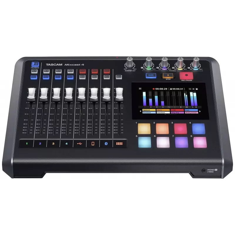 Tascam Mixcast 4 - mikser taskuhäälingu salvestamiseks
