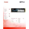 M.2 NVMe SSD Silicon Power P34A60 256 GB — PCIe Gen3x4, 2200/1600 MB/s, M.2 2280
