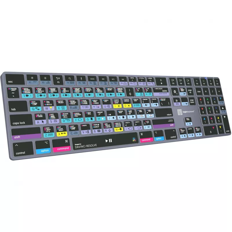 Logickeyboard LKB-RESB-TM-UK Office Bluetooth QWERTY klaviatuur hall titaan