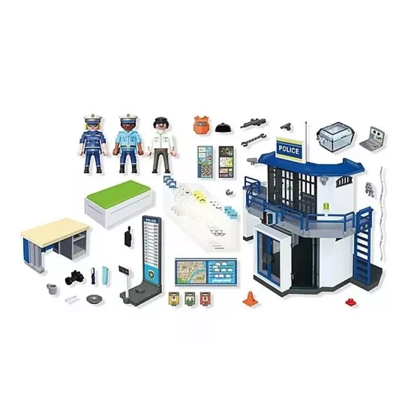 Playmobil Action Heroes 71874 Politseijaoskond ülekuulamisruumiga