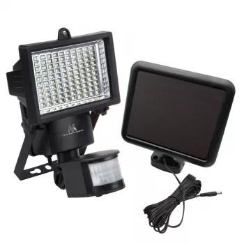 Maclean MCE442 päikesevalgusti LED prožektor liikumisanduriga prožektor seinale paigaldatav valgusti hämarik IP44 6W 6000K