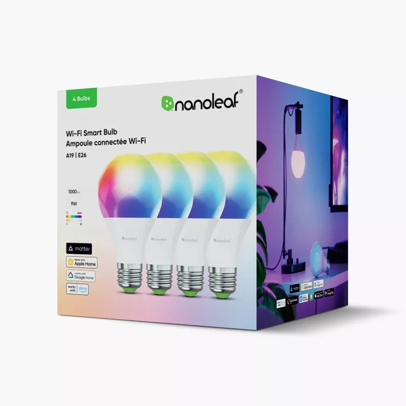 Nutipirn Nanoleaf Essentials A60 900 lm 2700–6500 K E27 9 W RGBCW