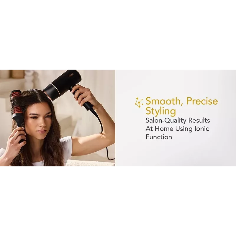 Wahl Ionic Flow föön 2100 W must, kuldne