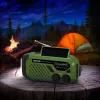 Kaasaskantav FM/AM-raadio SENCOR SRD1000SCLGR, Bluetooth, päikese-/vänt-/USB-C-laadimine, 2000 mAh aku, IPX4, LED-tuled