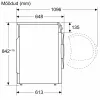 Bosch WQG2320LSN soojuspumbaga kuivati 8 kg valge