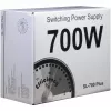 Inter-Tech SL-700 Plus - Toiteplokk (sisemine) - ATX12V 2,4 - AC 230 V - 700 W - aktiivne PFC (88882141)