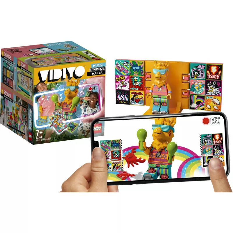 LEGO VIDIYO BeatBox 43105 Party Llama — interaktiivne muusika- ja tantsumängukomplekt