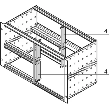 SCHROFF 64560010 19 tolline kinnitusmaterjal – raami tarvik (64560010)