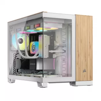 Arvuti korpus Corsair CC-9011288-WW Midi Tower Bamboo, valge
