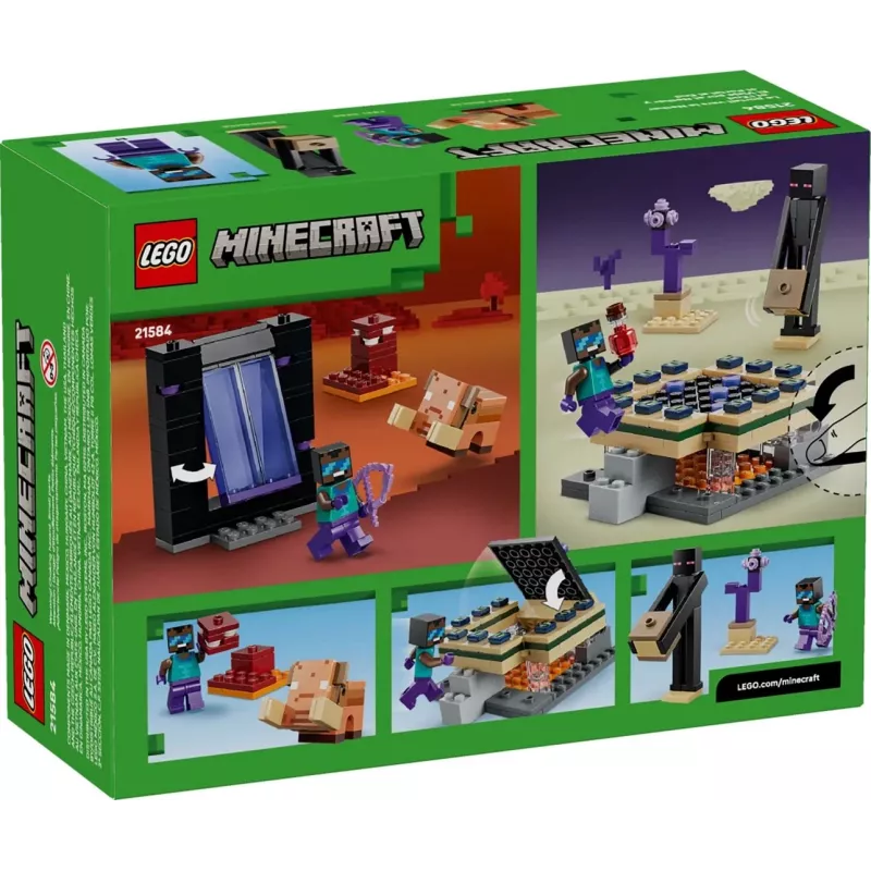 LEGO MINECRAFT 21584 Teekond läbi Netheri ja Endi portaalide